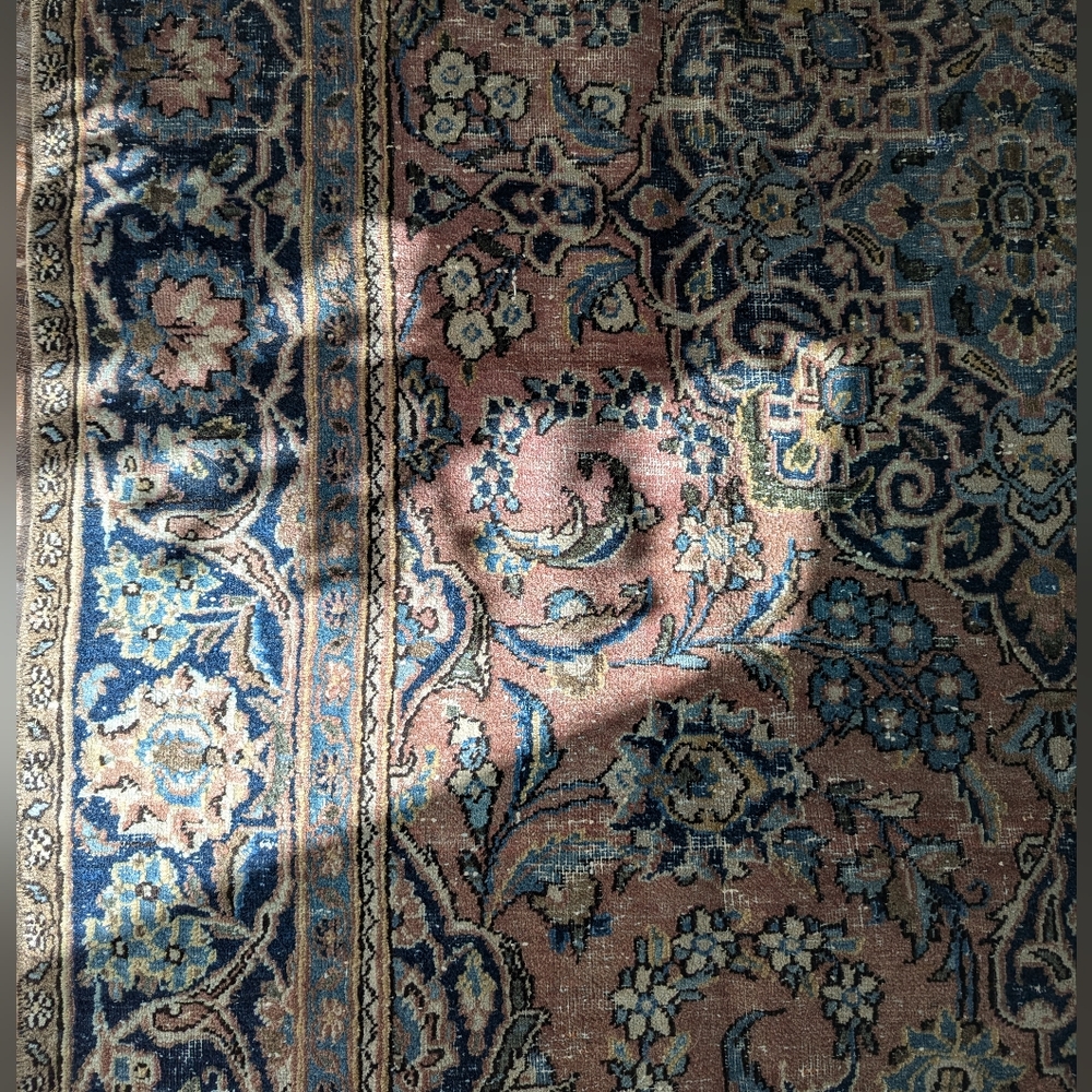 Vintage Turkish Wool Rug 4'x6' - Picture 5 of 8